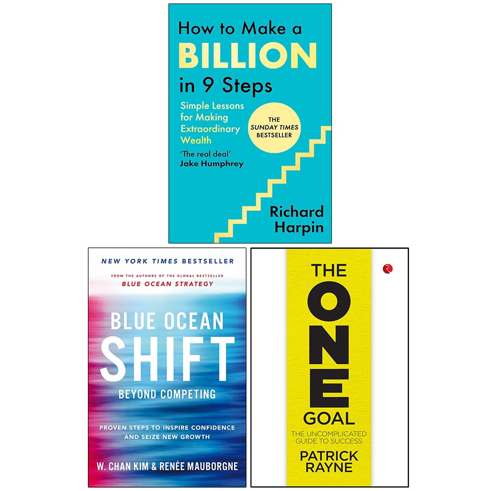 Three paperback books from the "Reads by Various Authors" collection by Richard Harpin on a wooden surface.
