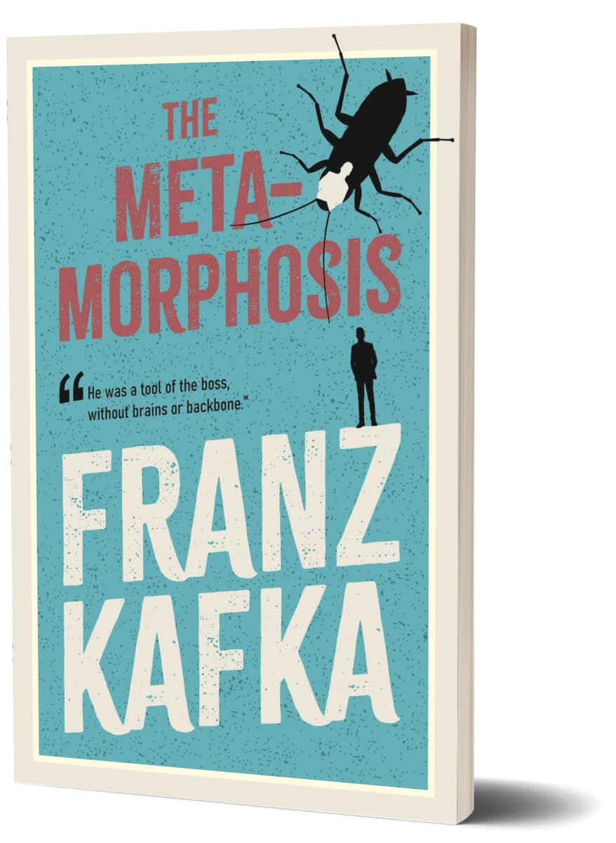 Set of five paperback books by Franz Kafka, part of the Curated Works collection, published by Wilco International LLP Ltd.