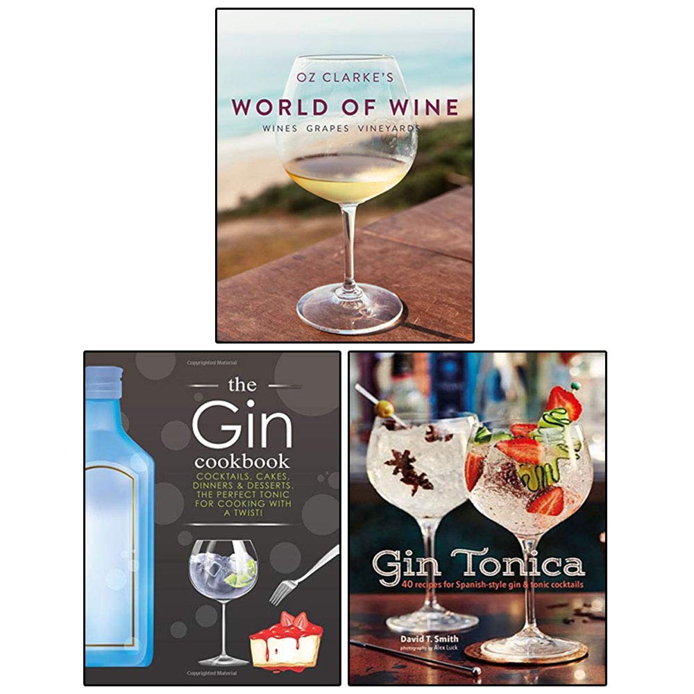 Oz Clarke 3 Books Collection Set in paperback, featuring non-fiction titles on wine and food pairings.