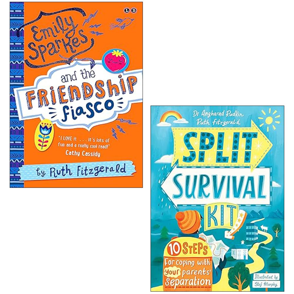 Two paperback books from the Emily Sparkes collection for ages 7-9 by Various Authors, published by Little, Brown.