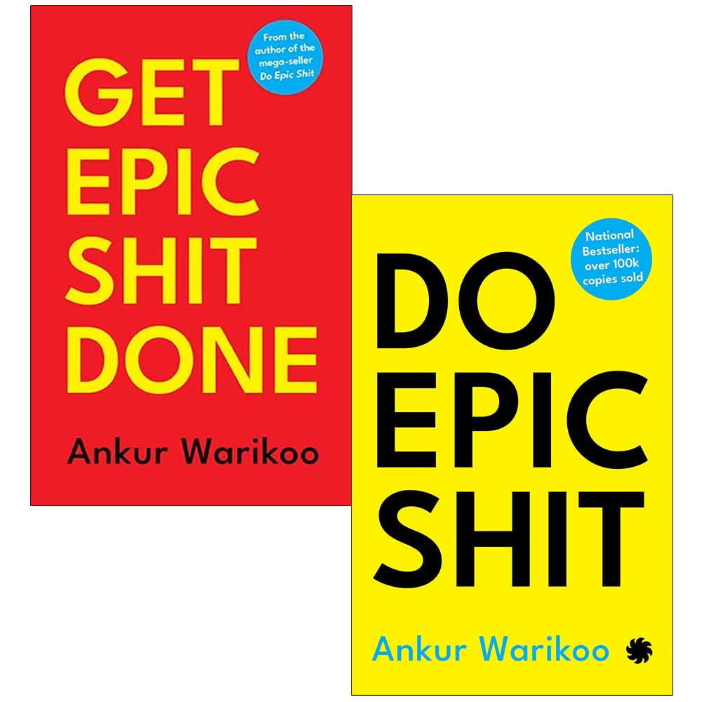 Ankur Warikoo hardback books collection set, featuring two non-fiction titles by Juggernaut Publication Ltd.