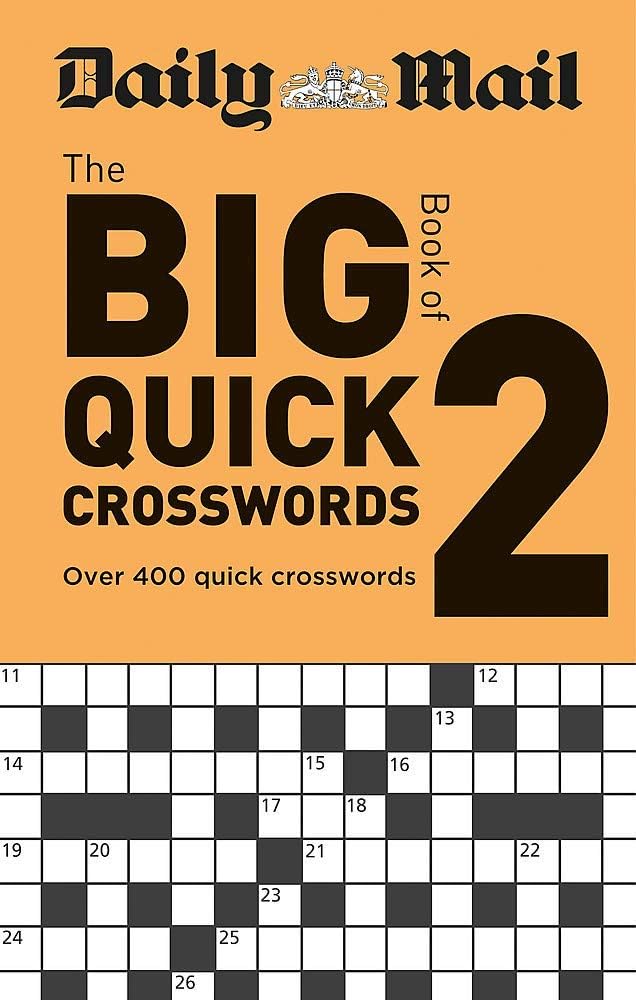 Daily Mail Collection 3 Books Set featuring crossword puzzle volumes in paperback format on a white background.