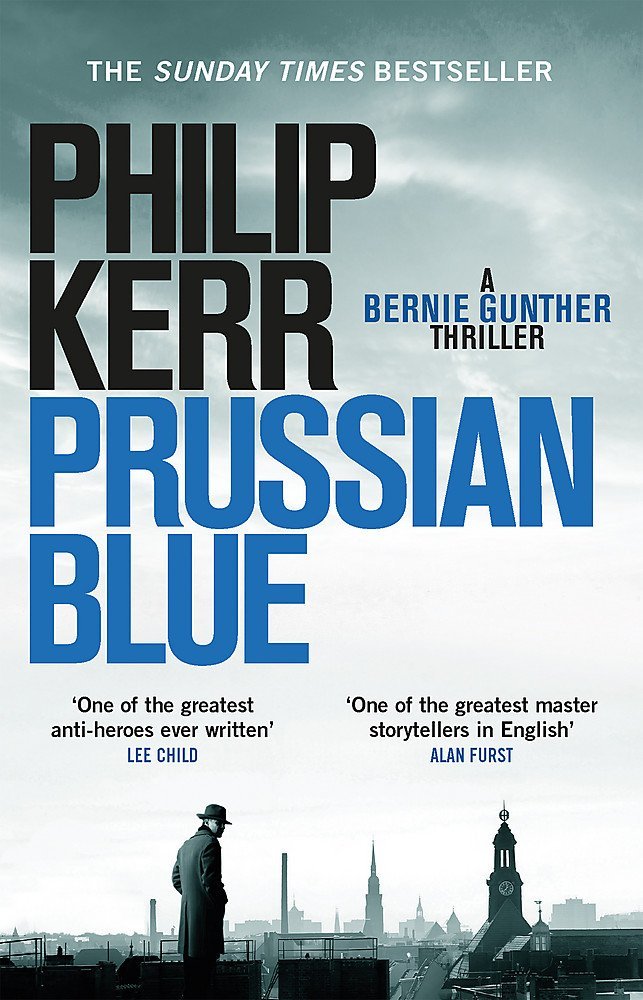 Bernie Gunther Series by Philip Kerr, three paperback books collection set displayed on a wooden surface.