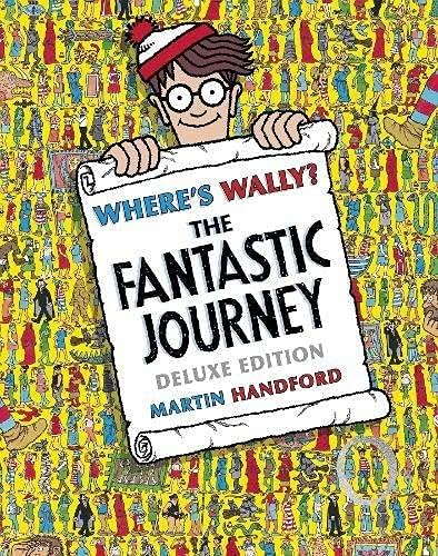 Eight paperback Where's Wally books by Martin Handford from Walker Books Ltd, featuring colorful pages for ages 5 and up.