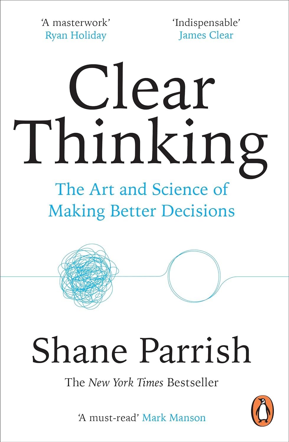Clear Thinking by Shane Parrish 3 Books Collection Set in paperback, featuring insightful non-fiction from Penguin/Rupa Publications.