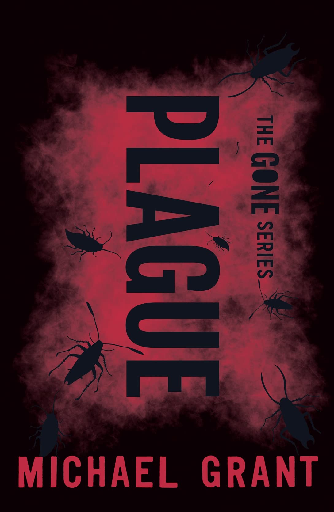 Cover of "Plague (Gone)" by Michael Grant, a young adult paperback published by Penguin Books Ltd.