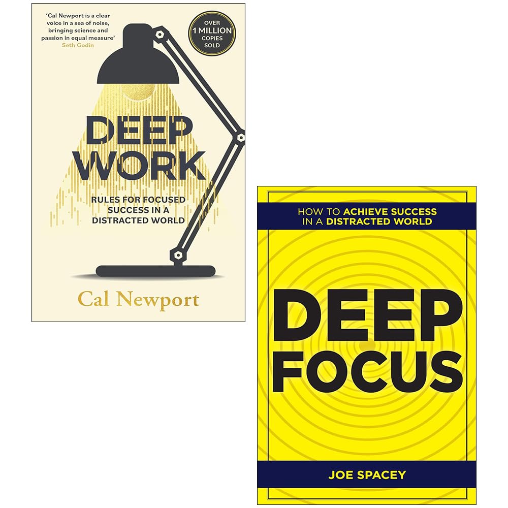 Cal Newport 2 Books Collection Set in paperback showcasing insightful non-fiction by the author.