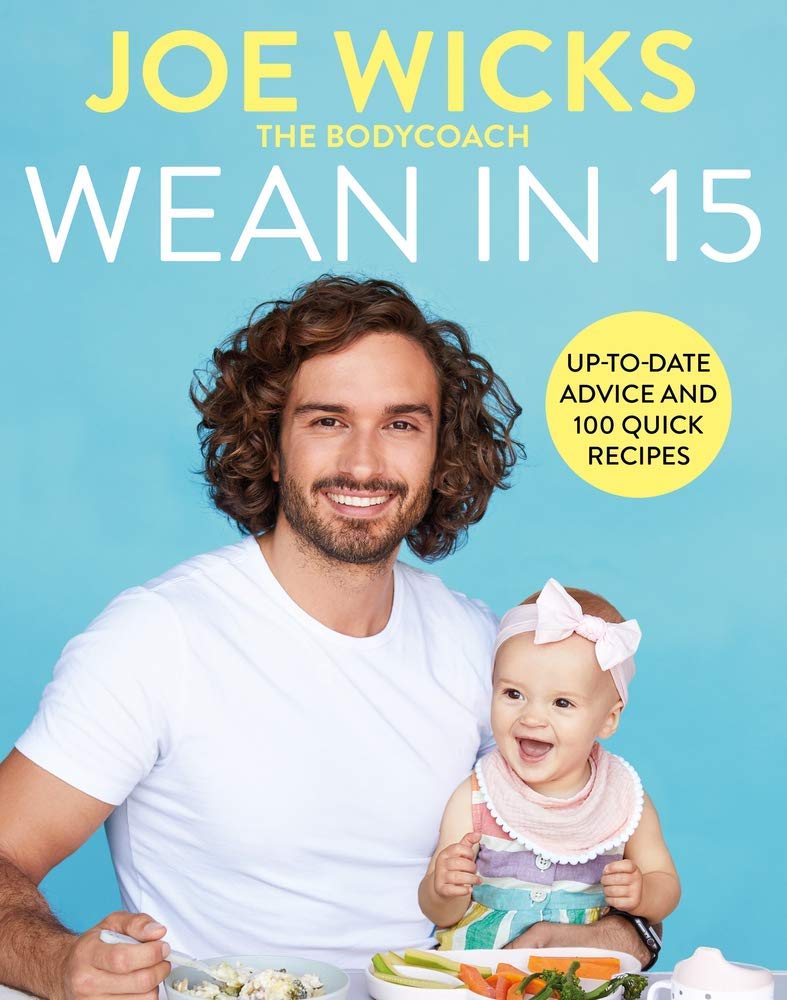 Hardback set of 2 books from Annabel Karmel and Joe Wicks on weaning, featuring colorful covers and engaging illustrations.