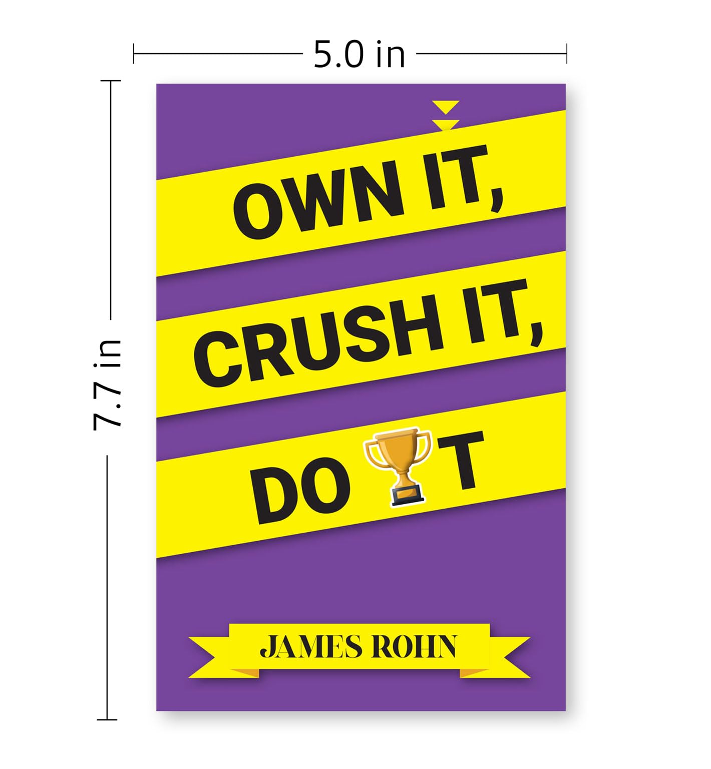 Book cover of "Own It, Crush It, Do It" by James Rohn, a non-fiction paperback published by Rupa Publications India.