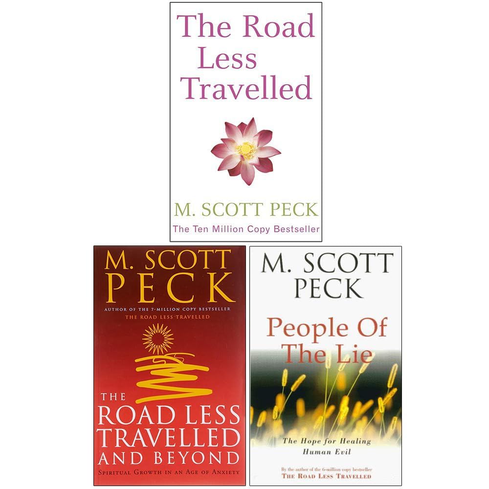 M. Scott Peck 3 Books Collection Set in paperback, featuring insightful non-fiction titles by M. Scott Peck.