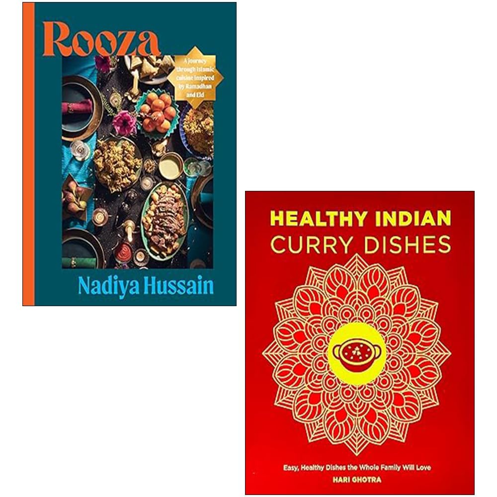 Rooza Collection by Nadiya Hussain, two nonfiction paperback books set displayed together on a neutral background.
