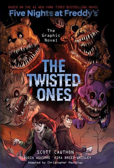 Five Nights at Freddy's novel set by Scott Cawthon, featuring 3 paperback fiction books.