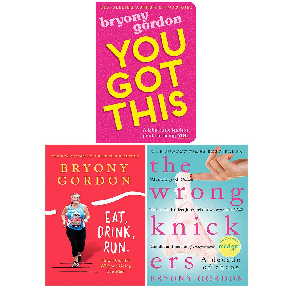 Bryony Gordon 3 Books Collection Set in paperback, featuring insightful non-fiction titles by Bryony Gordon.