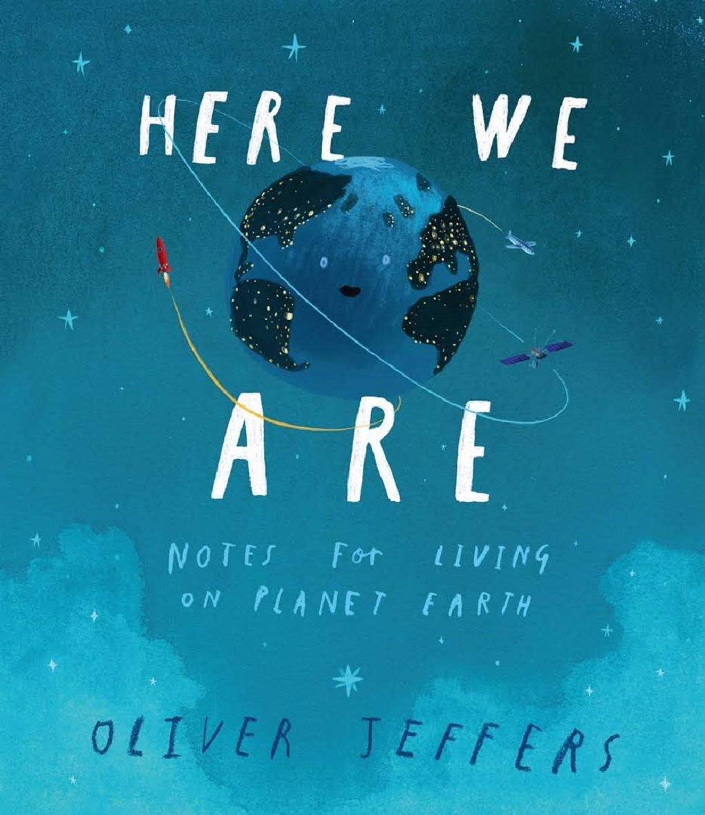 Three paperback books from the Oliver Jeffers Collection for ages 4-8, featuring colorful illustrations and engaging stories.