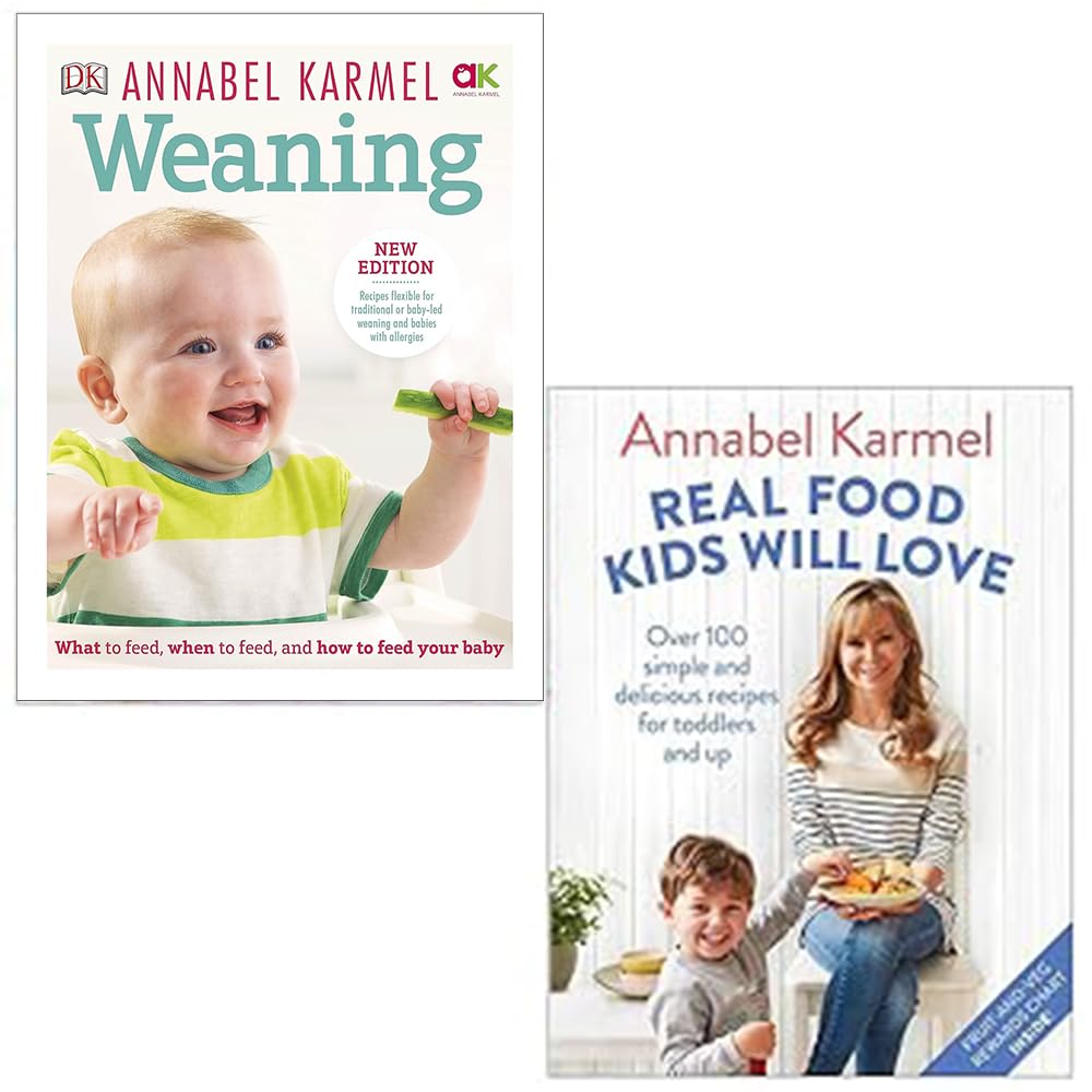 Annabel Karmel 2 books collection set in hardback, featuring engaging non-fiction titles for parents and children.