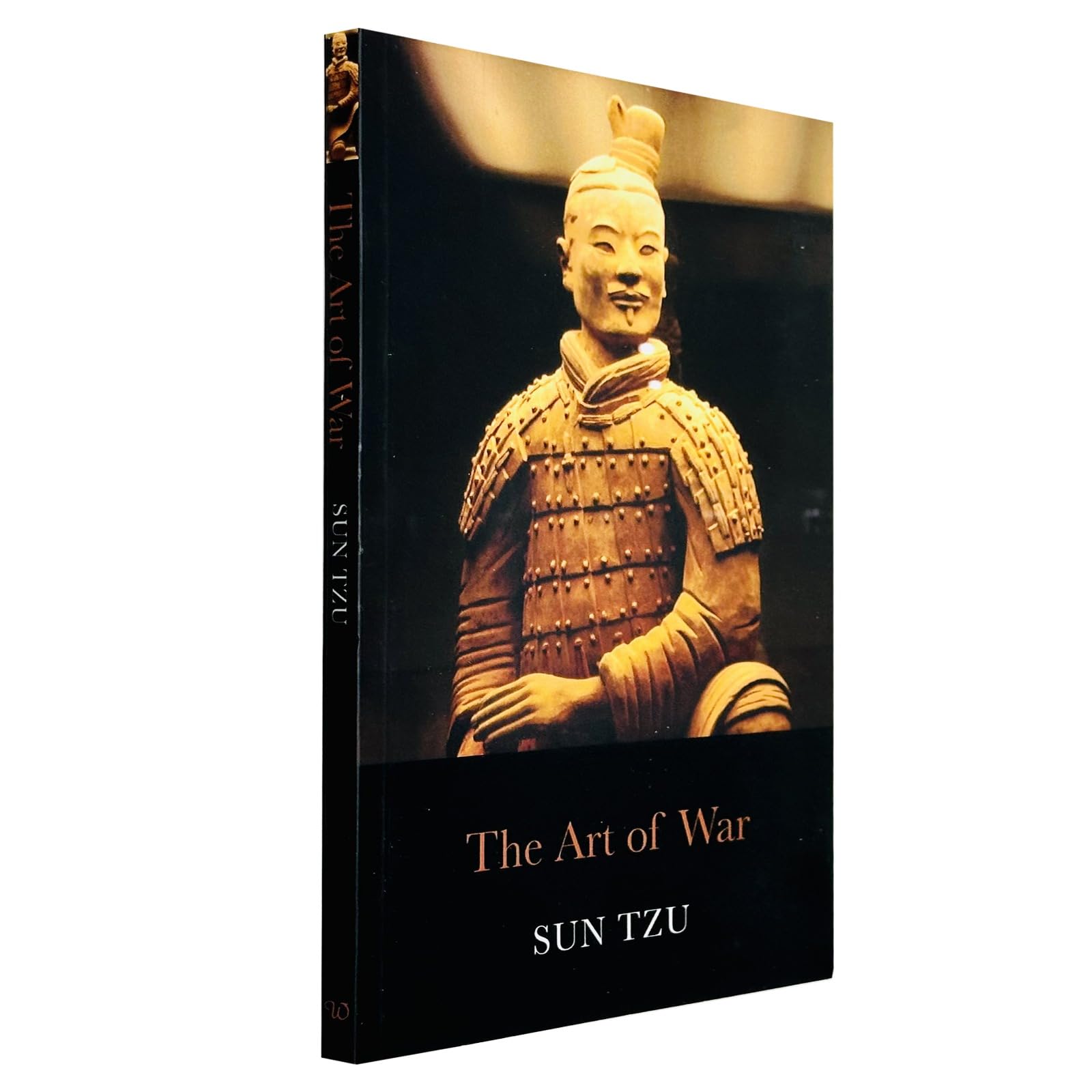 Paperback edition of "The Art of War" by Sun Tzu, featuring a minimalist cover design and clear typography.