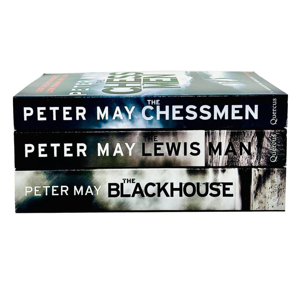 Lewis Trilogy by Peter May paperback box set featuring three novels in a sleek Quercus collection.