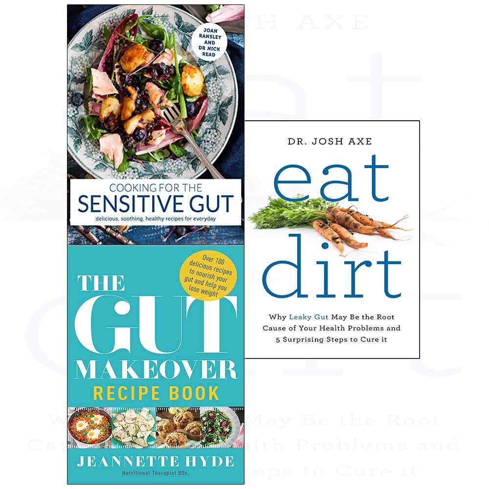 Eat Dirt Set by Various Authors, three non-fiction paperback books featuring earthy themes and vibrant cover designs.