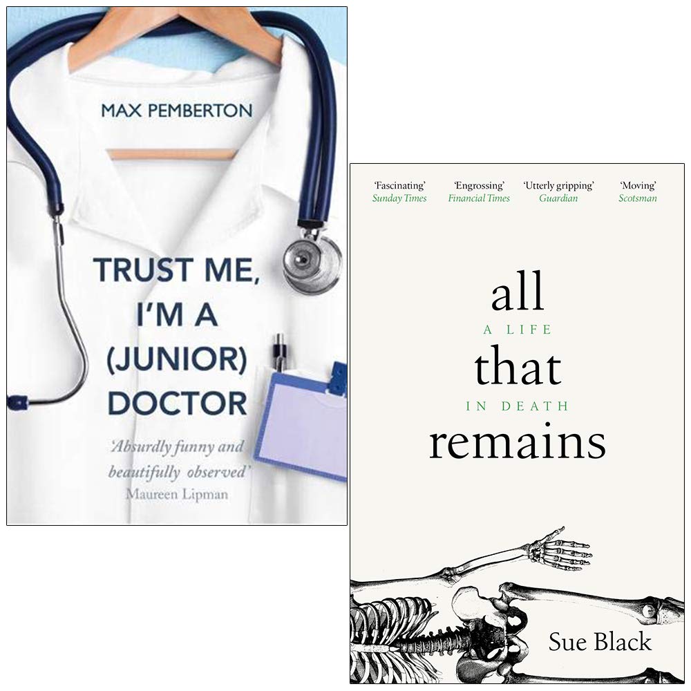 Trust Series by Max Pemberton paperback book collection set featuring two nonfiction titles on a white background.