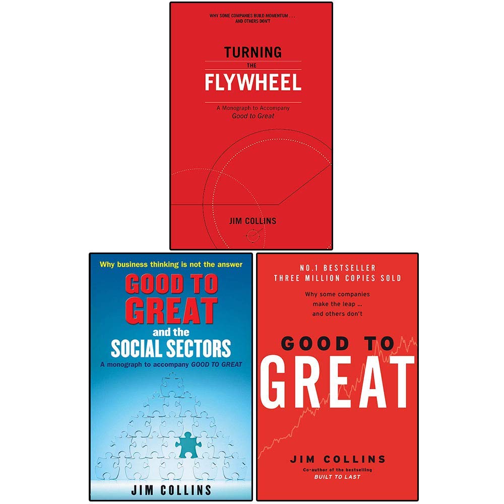 Jim Collins 3 Books Collection Set in paperback showcasing business insights from Random House Business Ltd.