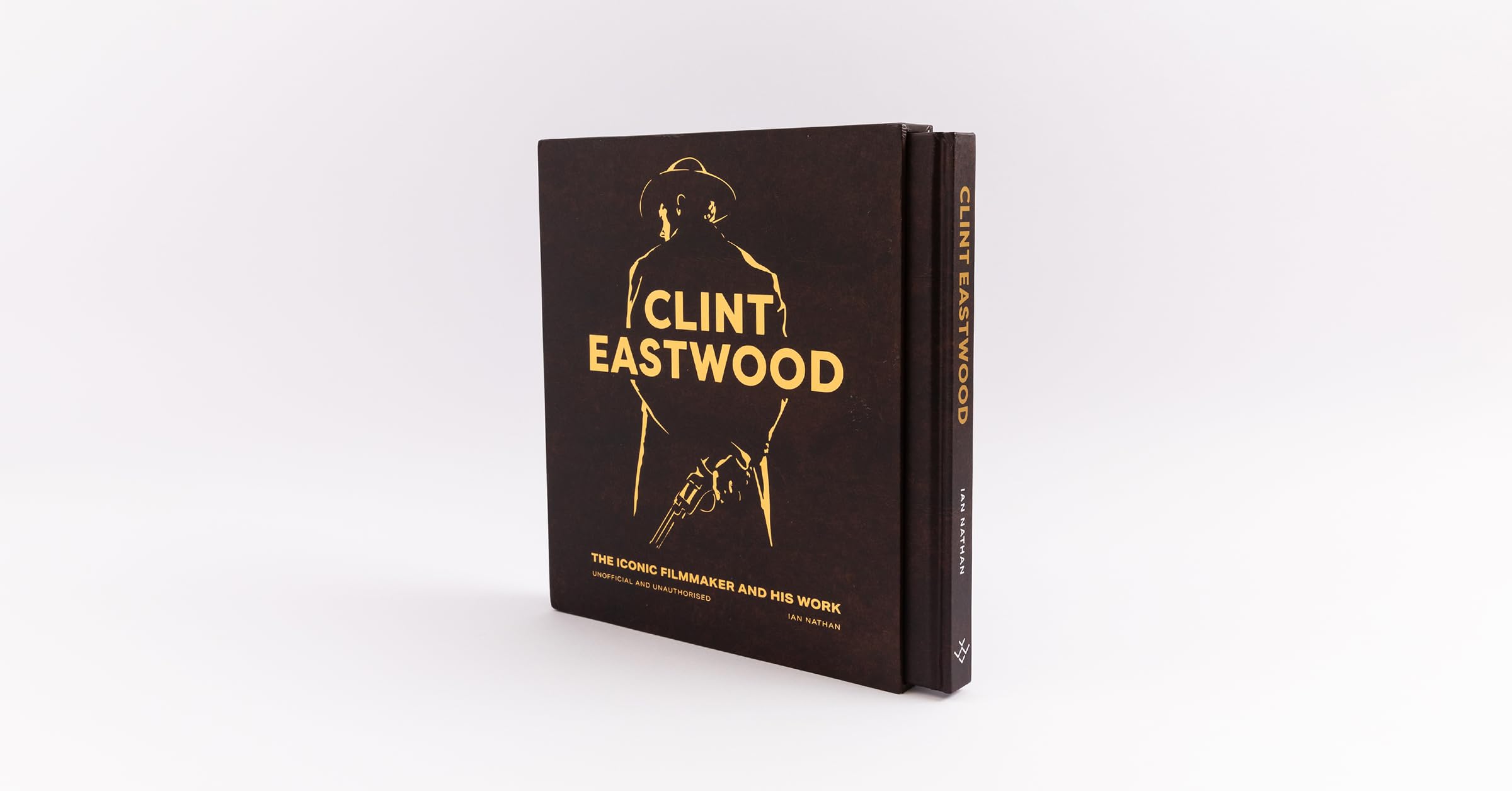Hardback book "Clint Eastwood: Iconic Filmmaker" by Ian Nathan, showcasing a cover image featuring Eastwood's iconic filmography.