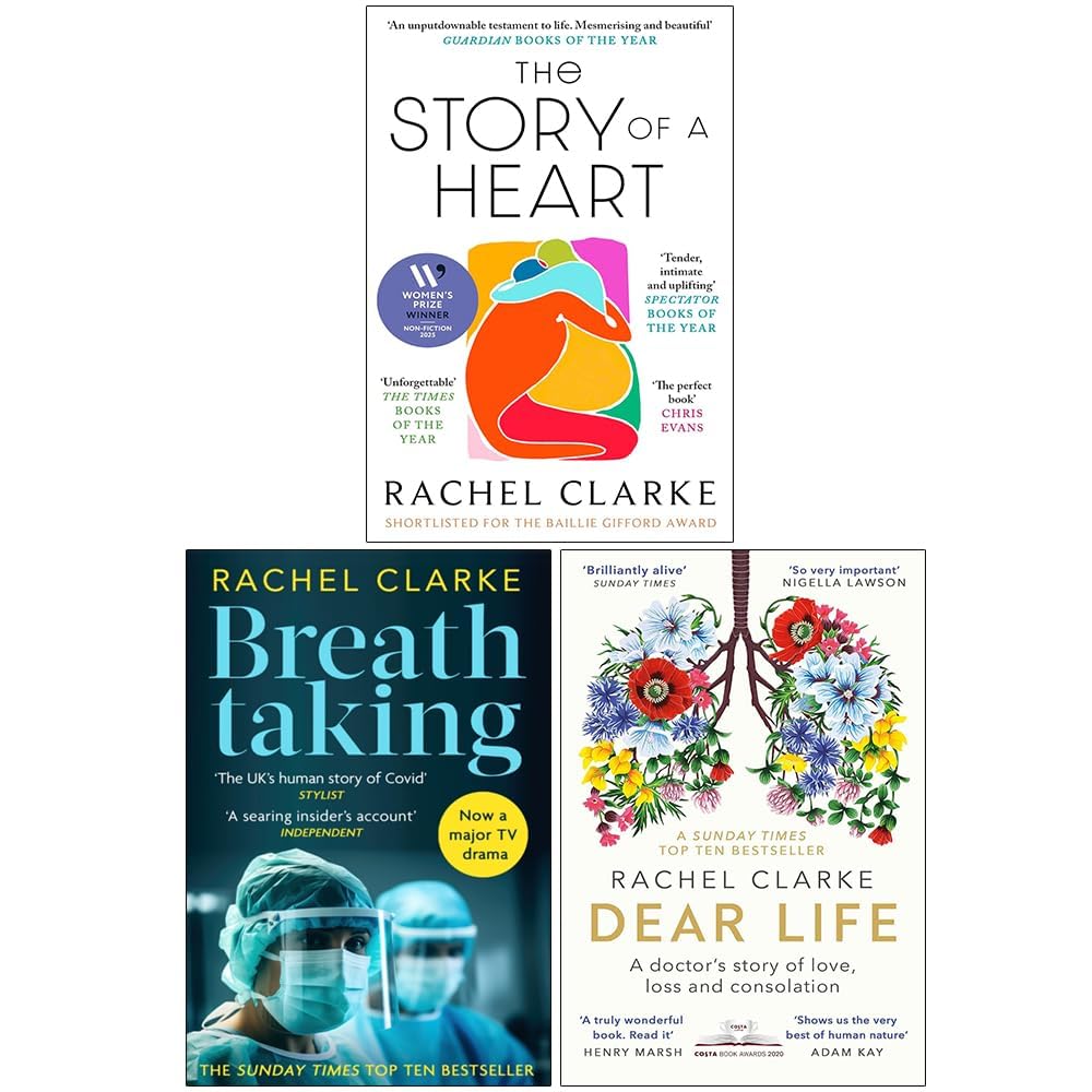 Rachel Clarke 3 Books Collection Set in paperback, featuring non-fiction titles by Rachel Clarke, displayed together.