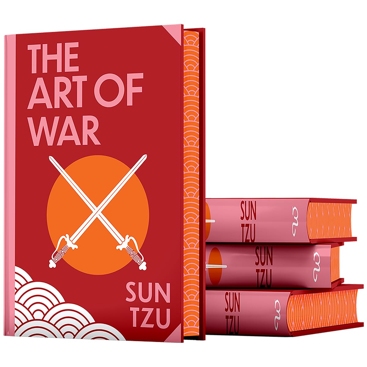 Hardcover edition of "The Art of War" by Sun Tzu, showcasing the book cover and spine design.