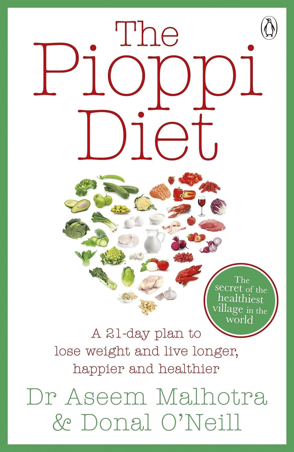 Pioppi Diet by Aseem Malhotra, two paperback books collection set on healthy living and nutrition.