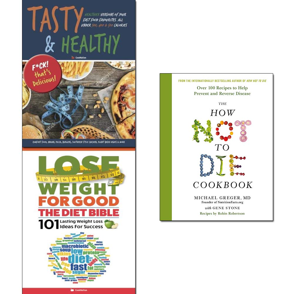 Michael Greger 3 Books Collection Set in paperback, featuring informative non-fiction by CookNation.