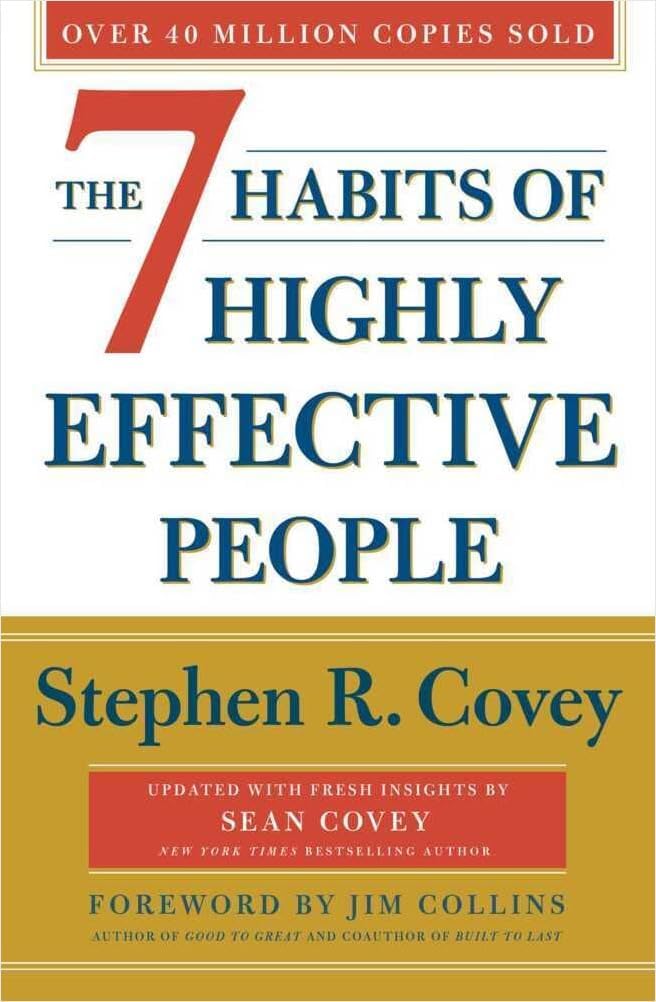 Full set of The 7 Habits of Successful People and The 7 Habits of Highly Effective People paperbacks displayed together