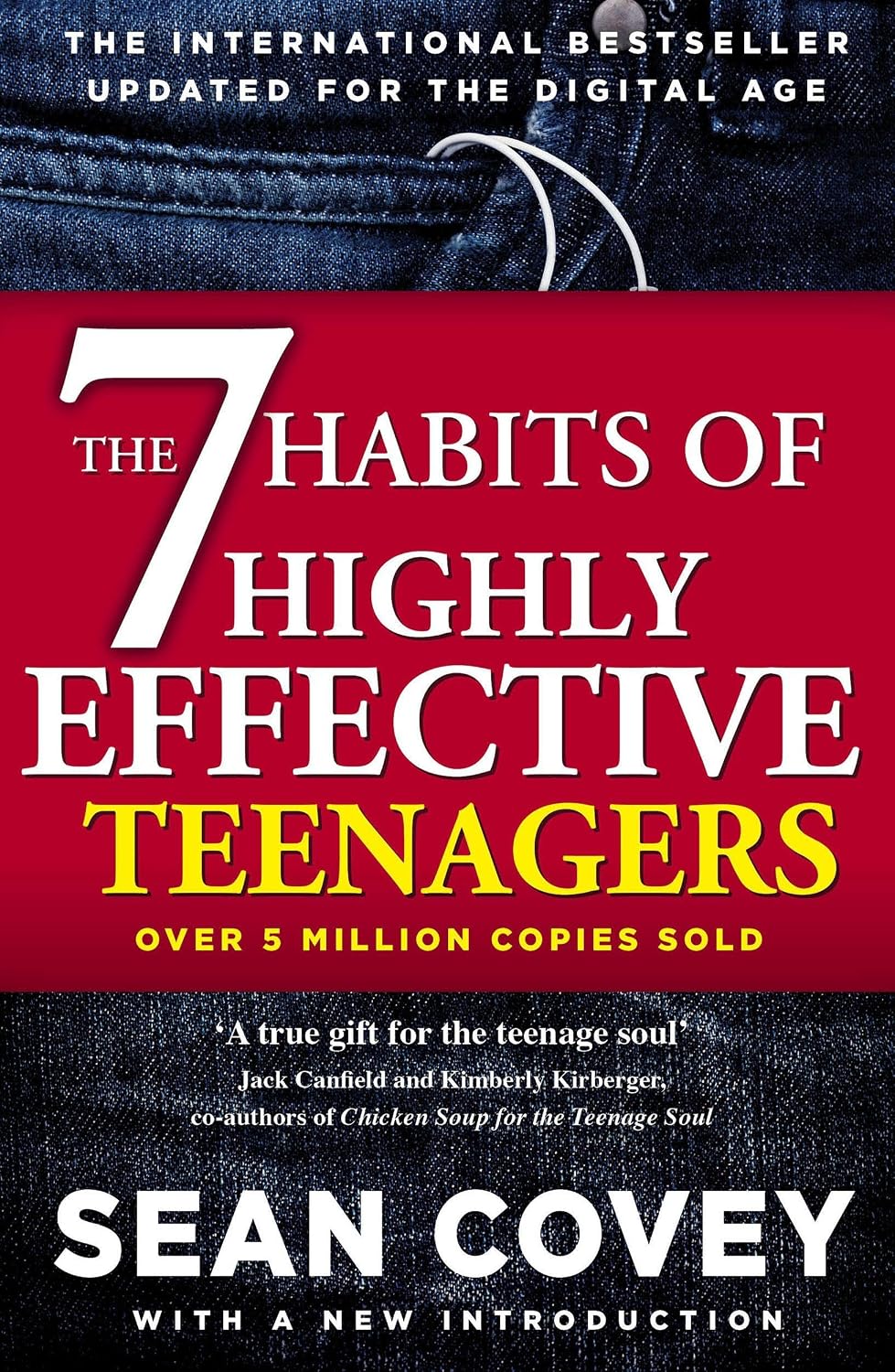 Back cover of The 7 Habits of Highly Effective Teenagers by Sean Covey paperback, showing synopsis and author details