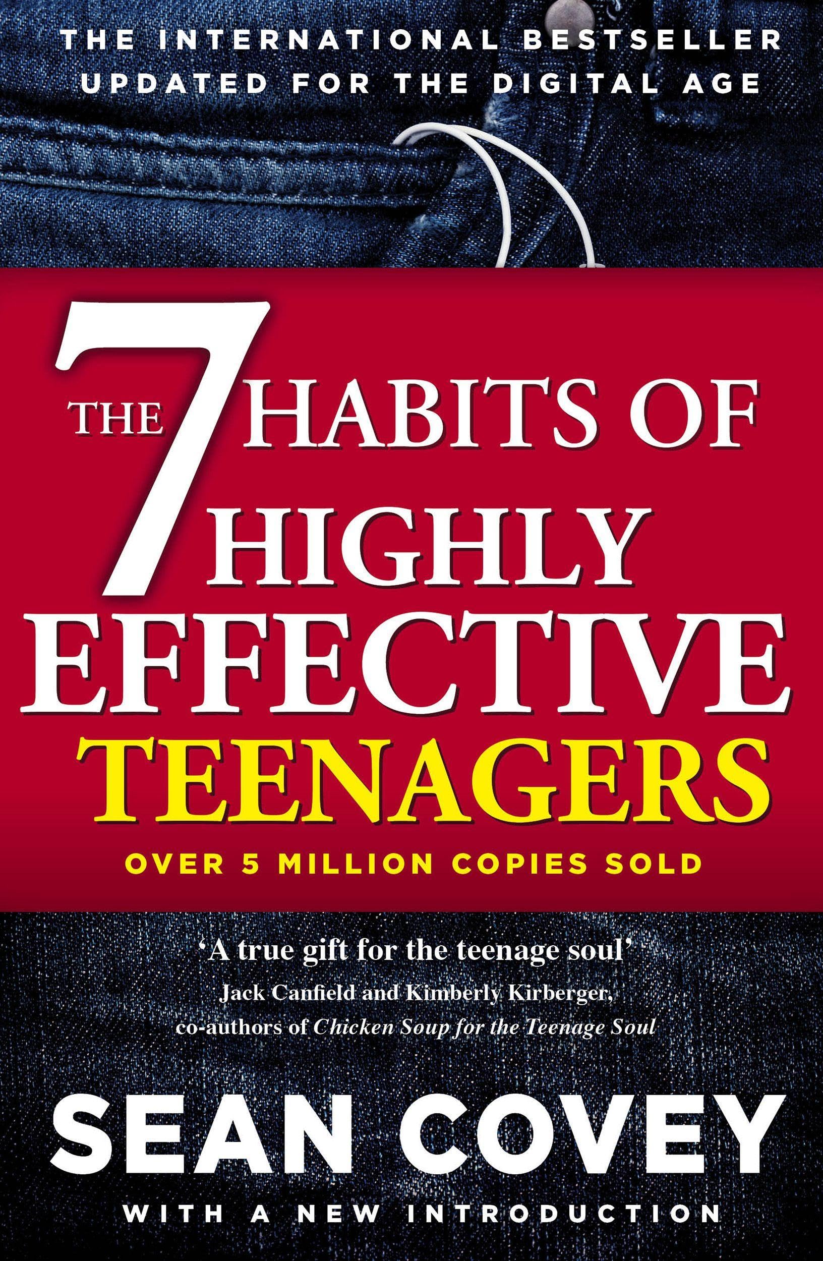 The 7 Habits of Highly Effective Teenagers by Sean Covey - paperback front cover, Young Adult self-help book