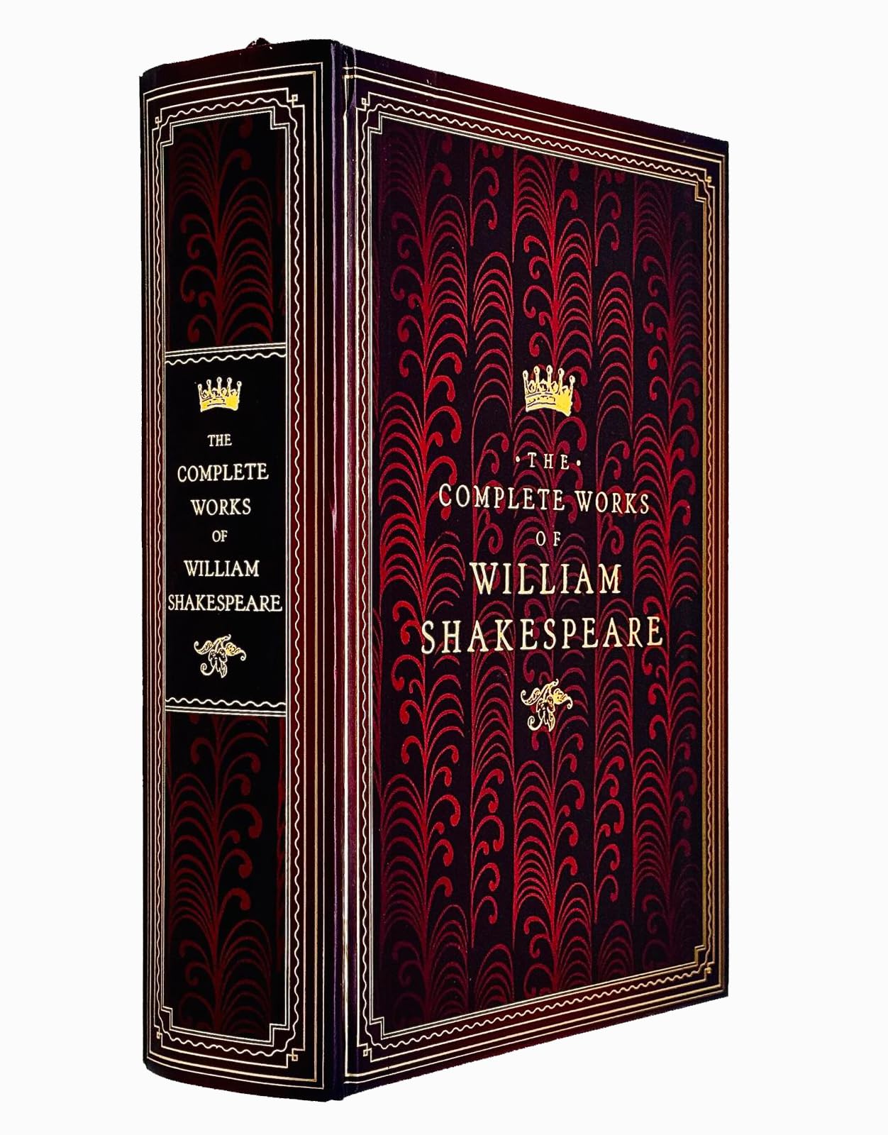 Hardback edition of Complete Works of William Shakespeare by Rock Point Ltd, featuring a classic cover design.