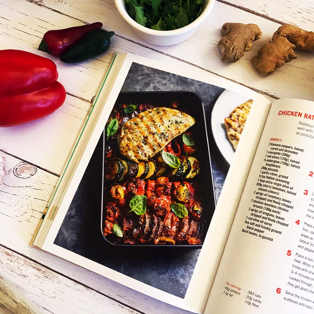 Hardback book "Lose Weight & Get Fit" by Tom Kerridge, featuring high-flavour recipes for dieting and fitness.