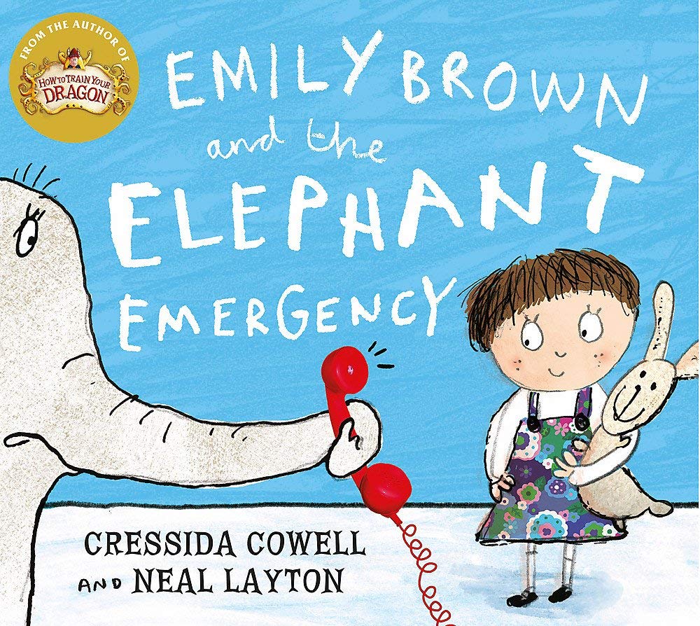 Emily Brown Series by Cressida Cowell, 5 paperback books for ages 3-7, featuring colorful covers and engaging illustrations.