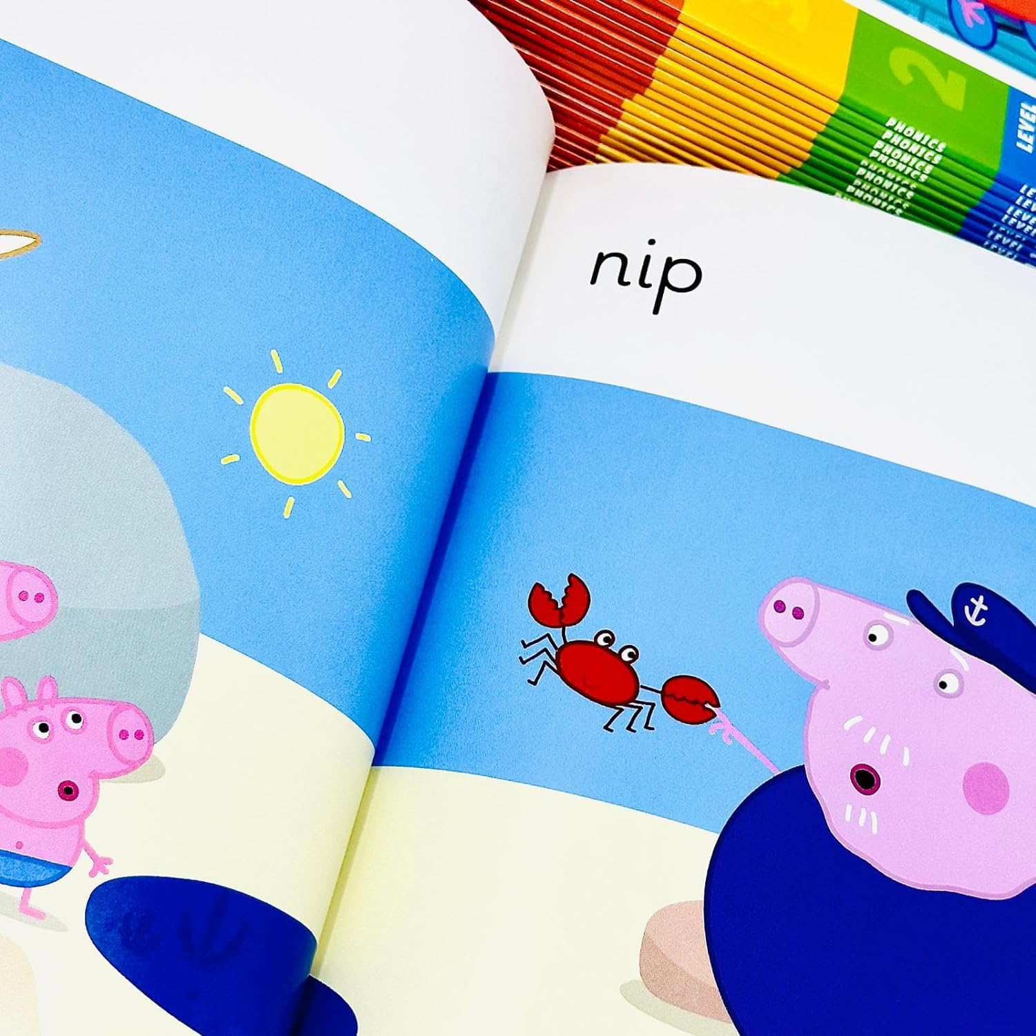 Peppa Pig Learn With Peppa Phonics Level 1 and 2 collection of 20 paperback books for ages 3–7 by Ladybird Ltd.