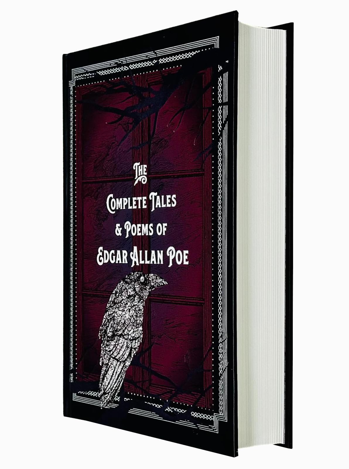 Hardback edition of The Complete Tales and Poems of Edgar Allan Poe by Rock Point Ltd, showcasing the book cover design.