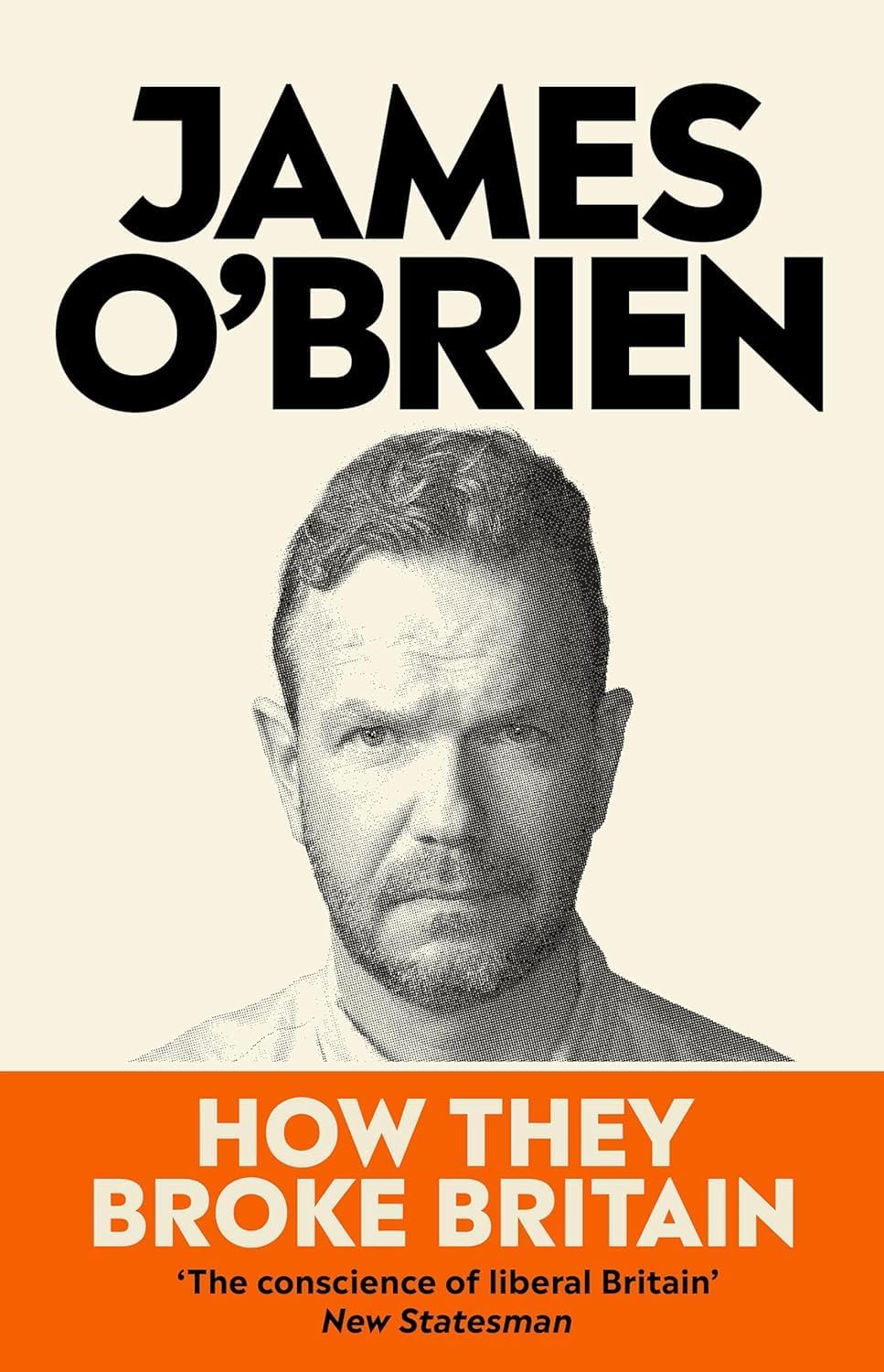 Three paperback books from the "How They Broke Britain" collection by James O'Brien and Russell Jones on a table.