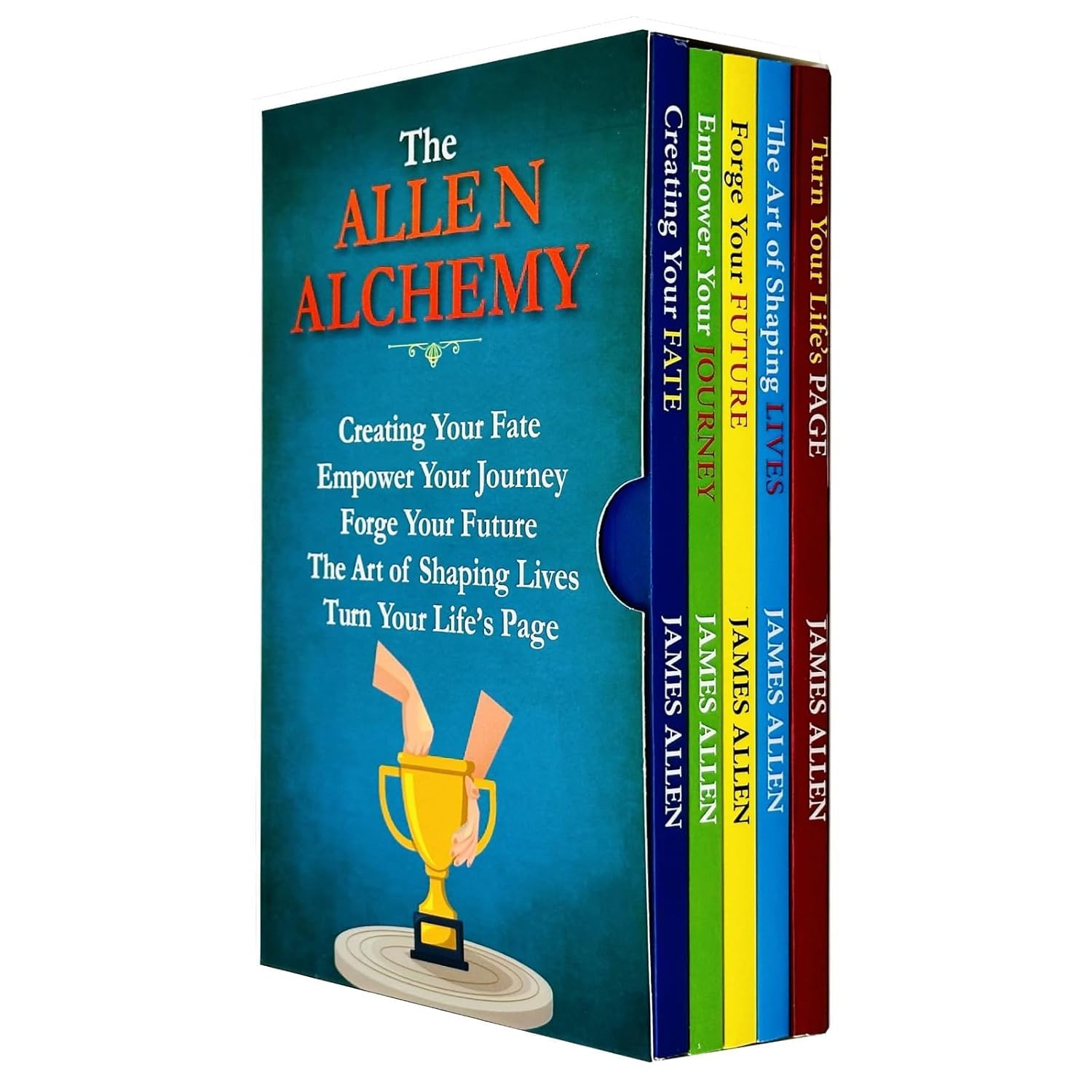 James Allen 5 Books collection set of self-help classics in paperback, featuring inspiring non-fiction titles by James Allen.