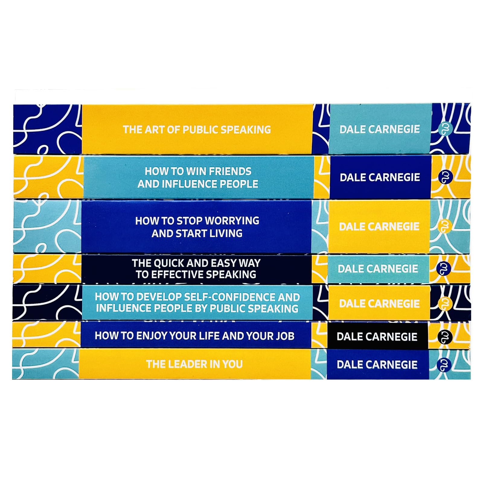 Dale Carnegie Collection 7-book set in paperback, featuring classic non-fiction titles on personal development and communication skills.