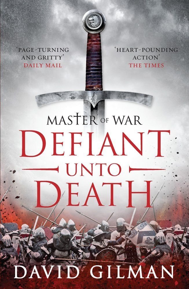 Master of War by David Gilman, 4 paperback books collection, featuring detailed covers and spines in a stacked arrangement.