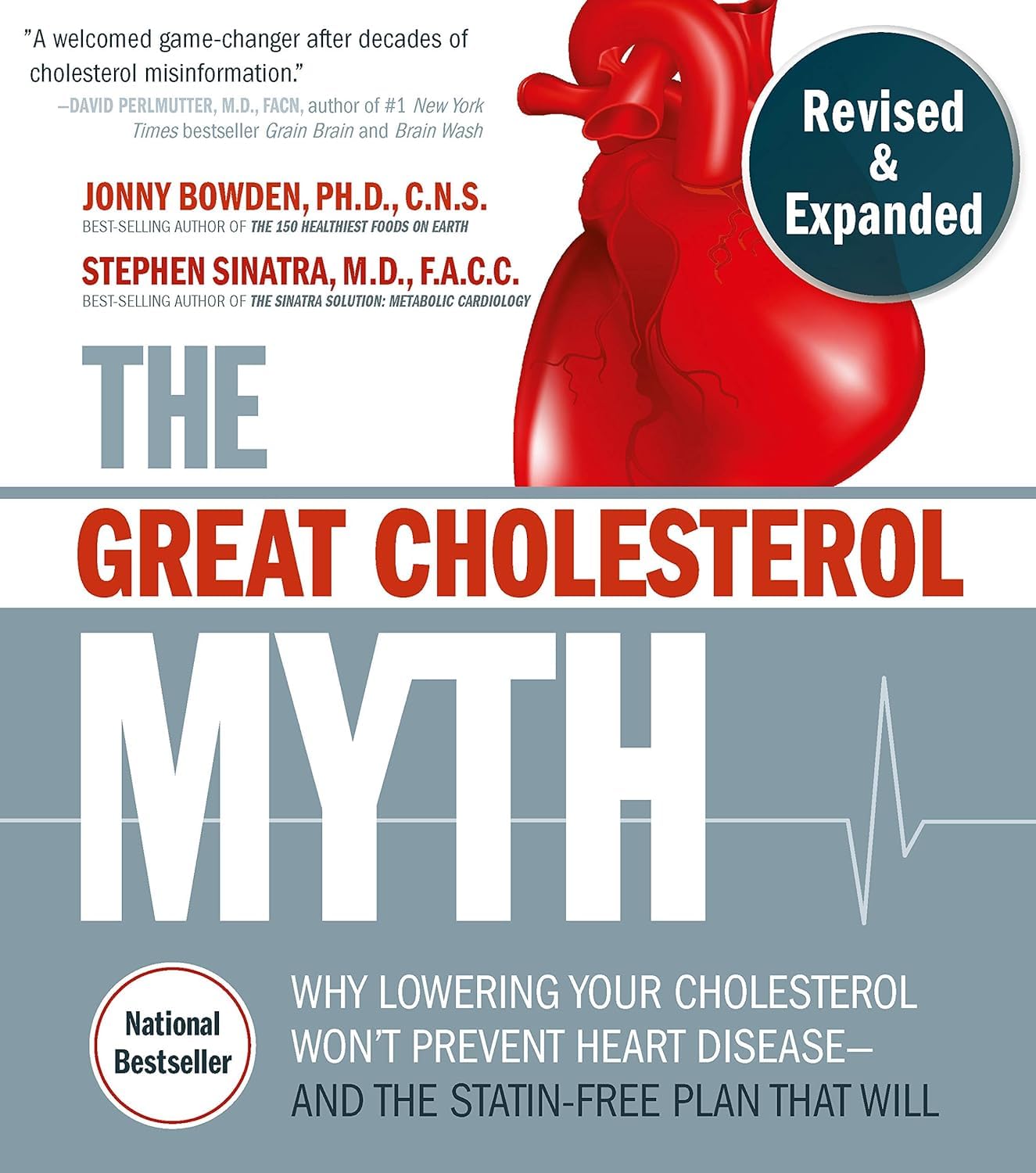Three paperback books titled "Cholesterol Con" by Malcolm Kendrick, showcasing informative non-fiction content on cholesterol.