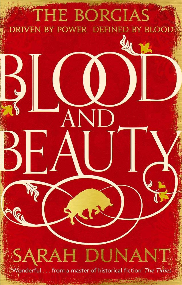 Blood & Beauty by Sarah Dunant, two paperback novels in a collection set, featuring vibrant cover art.