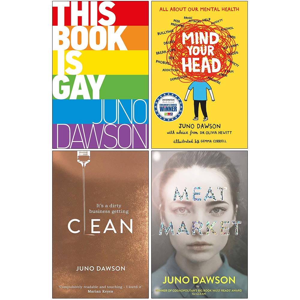 Juno Dawson 4 Books Collection Set in paperback featuring non-fiction titles by Hot Key Books and Quercus Children's Books.