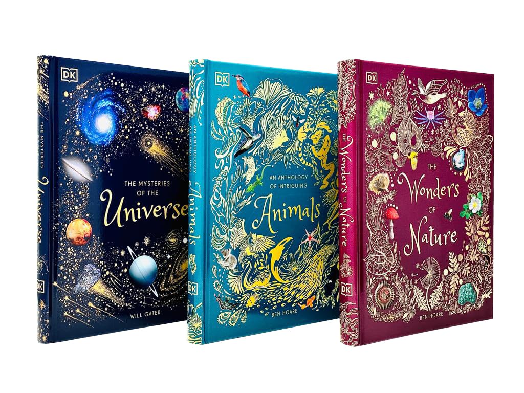 Three hardcover books from DK Children Ltd's Wonders of Nature collection by Ben Hoare, featuring colorful nature illustrations.