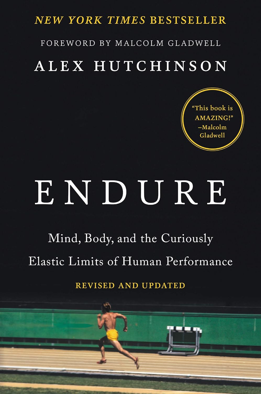 Paperback of Endure by Alex Hutchinson, non-fiction book on human performance and mental and physical endurance, published by Mariner Books.