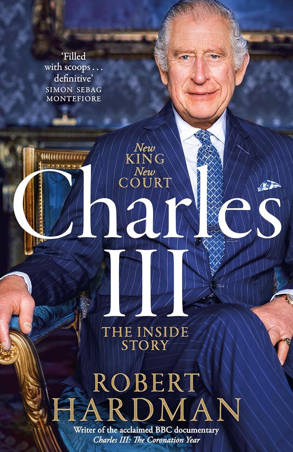Royal Family by Robert Hardman 3-book collection set in hardback, showcasing non-fiction titles on royal history.