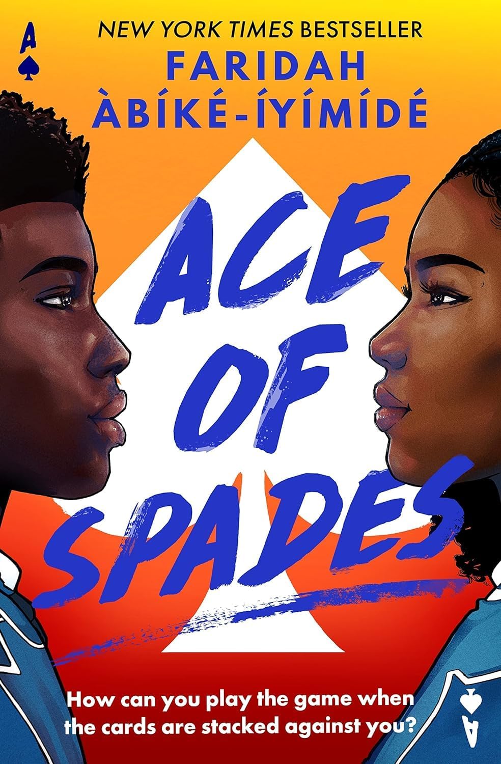 Two paperback books from the Ace Spades collection by Faridah Àbíké-Íyímídé, featuring vibrant cover designs.