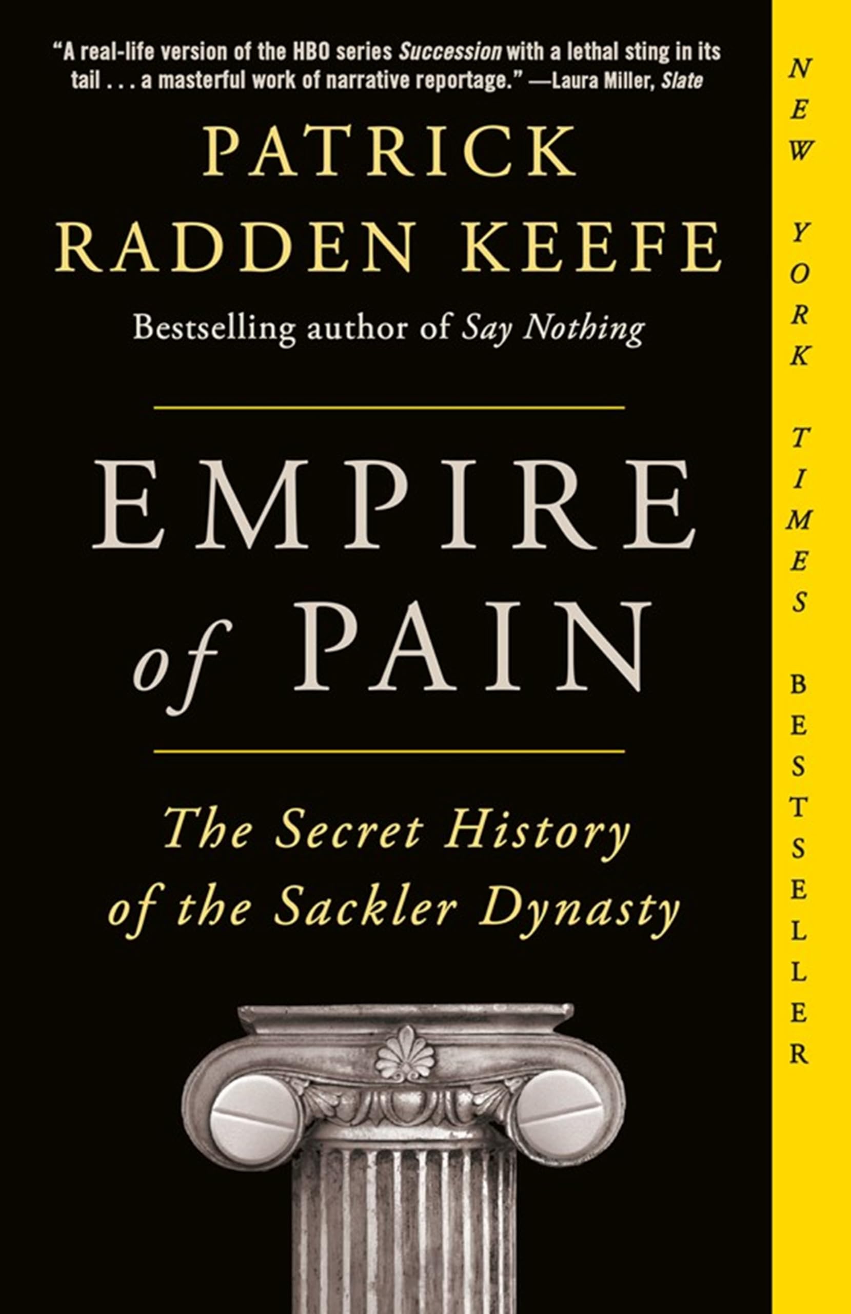 Patrick Radden Keefe paperback collection set of 2 non-fiction books with covers featuring engaging designs.