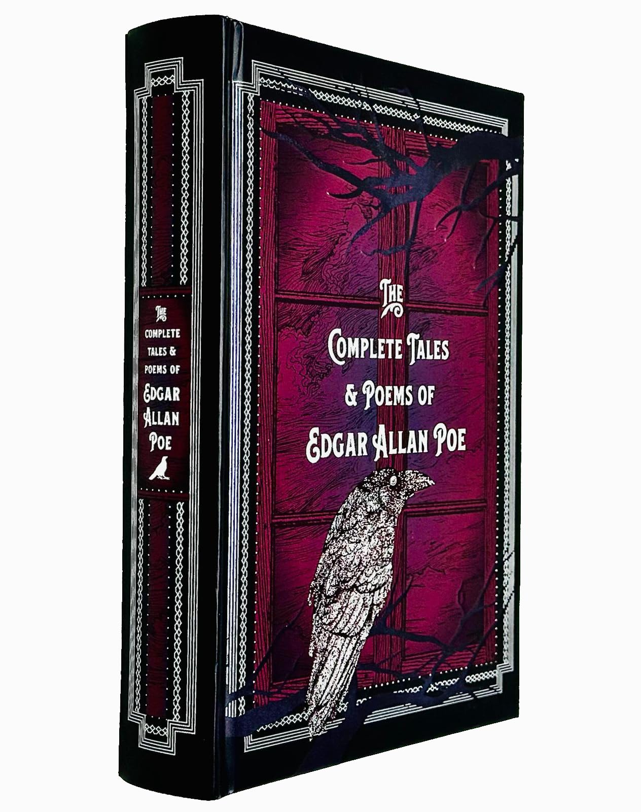 Hardback edition of The Complete Tales and Poems of Edgar Allan Poe by Rock Point Ltd, featuring a classic cover design.
